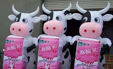 化州牛奶包装广告气模